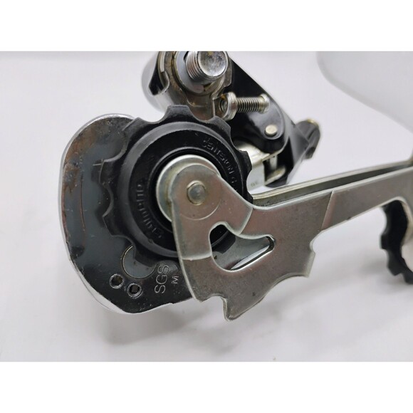 NOS SHIMANO ALTUS A10 REAR MECH DERAILLEUR VINTAGE OLD 7 SPEED RD-AT10 LONG CAGE - Picture 4 of 11